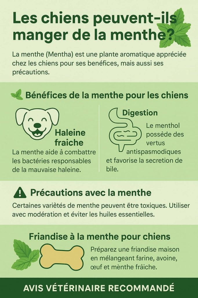 Les chiens peuvent-ils manger de la menthe